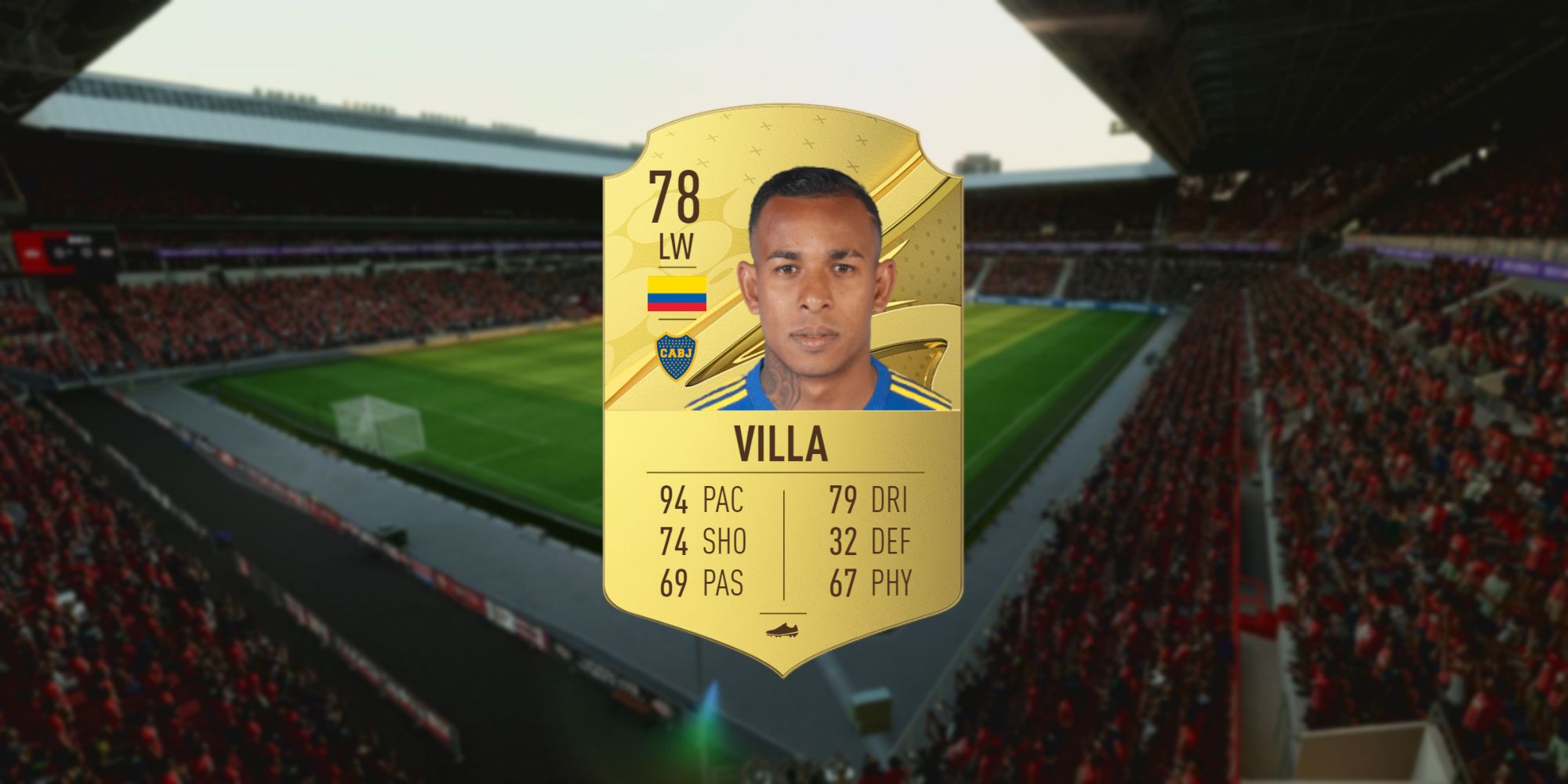 An image of Sebastián Villa's FIFA 23 Card