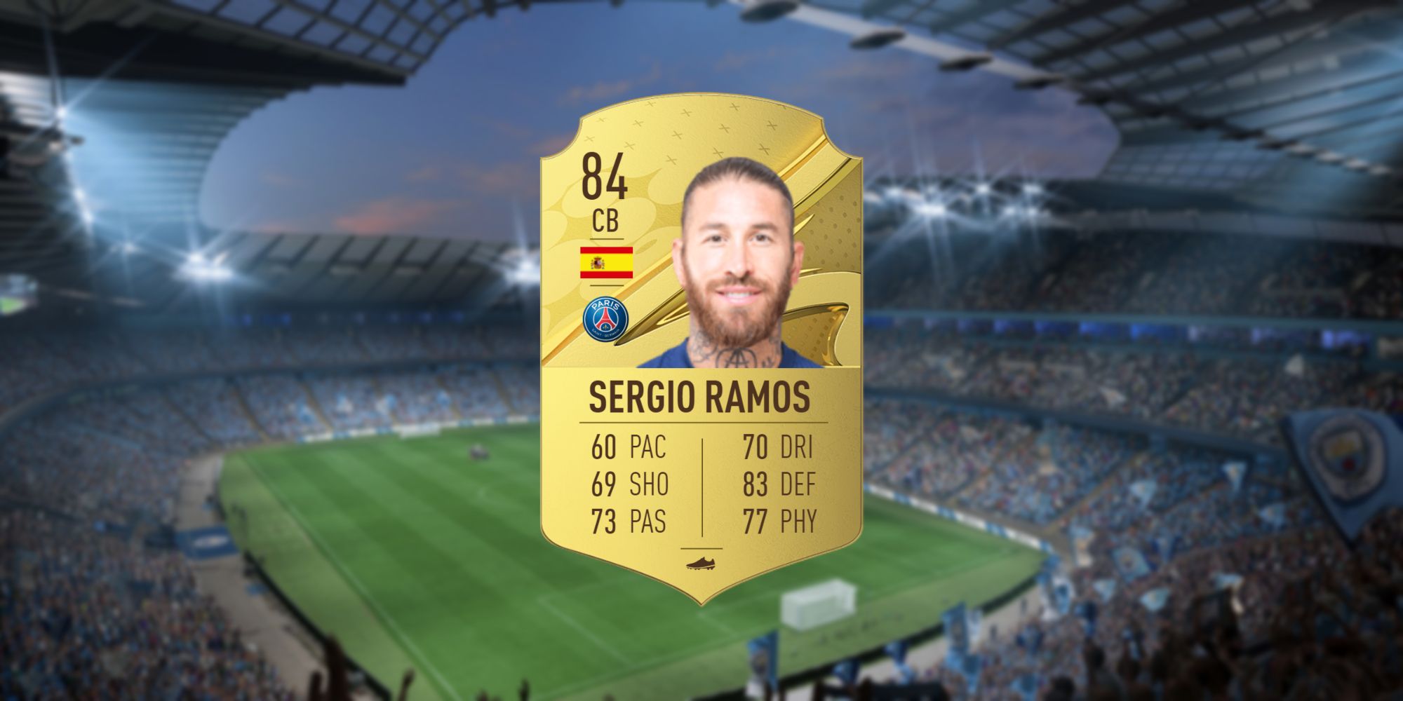 An image of Sergio Ramos's FIFA 23 Card