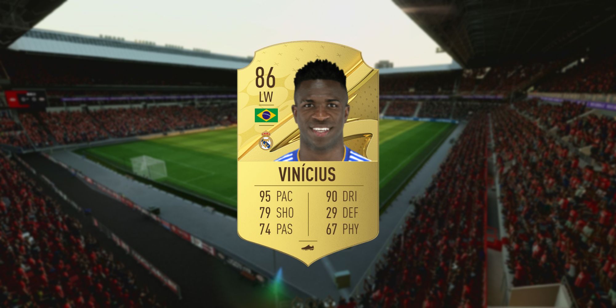 An image of Vinícius Júnior's FIFA 23 Card