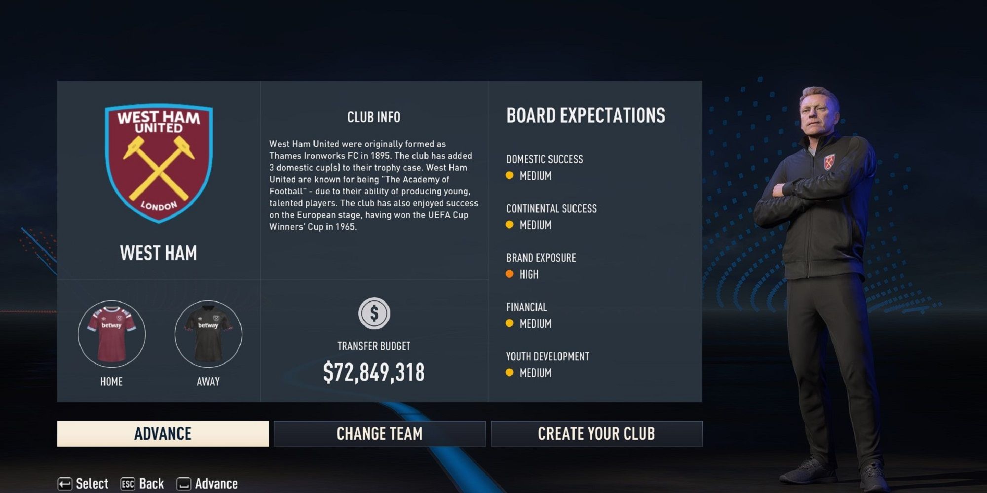 An image of West Ham in FIFA 23