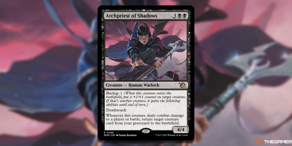 Archpriest of Shadows cards and art for MTG