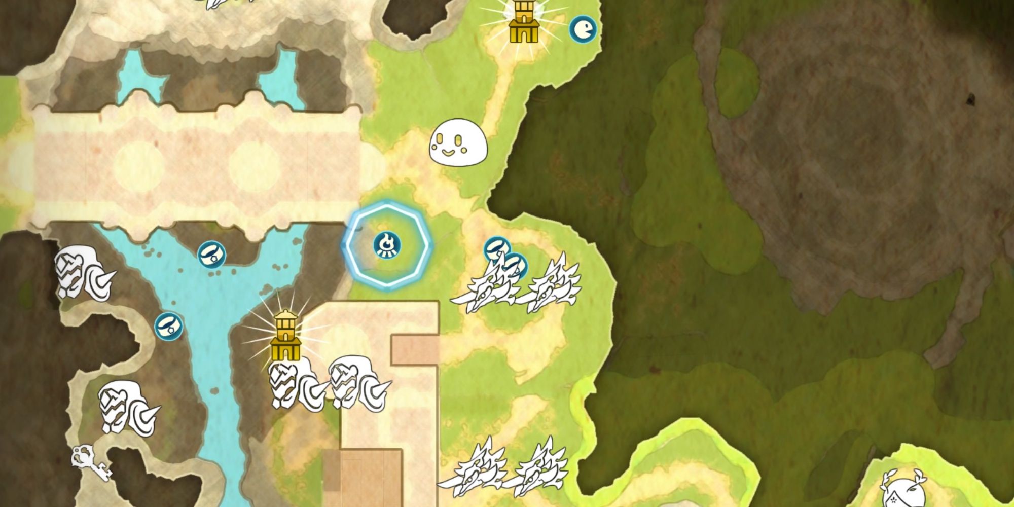 A look at the Bonfire Icon on the Map in Atelier Ryza 3: Alchemist of the End & the Secret Key