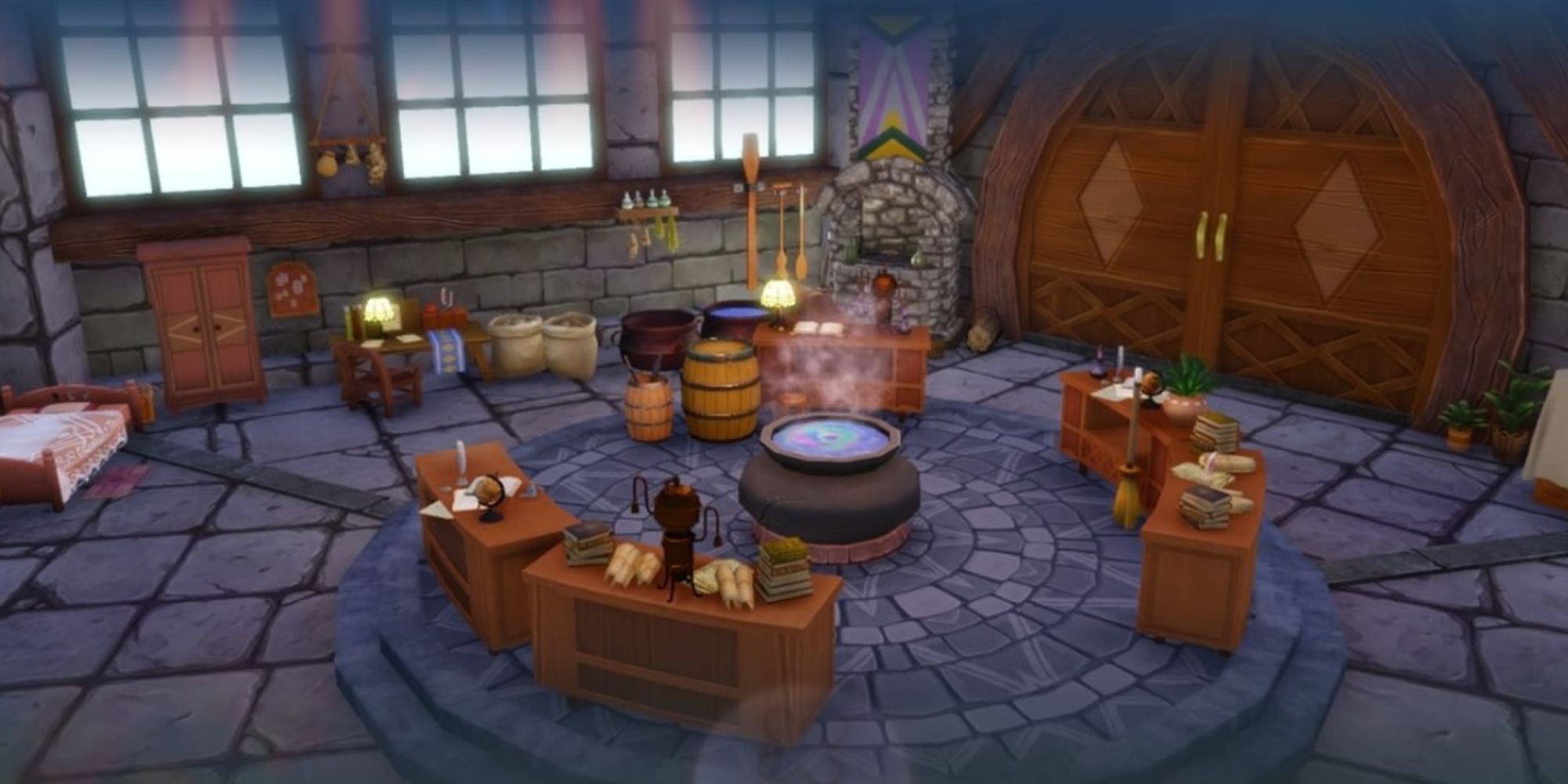 A look at the interior of the Laboratory Atelier in Atelier Ryza 3: Alchemist of the End & the Secret Key