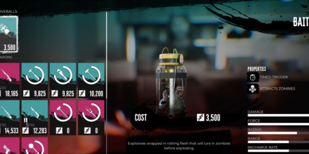 Bait Bomb  in dead island 2 inventory