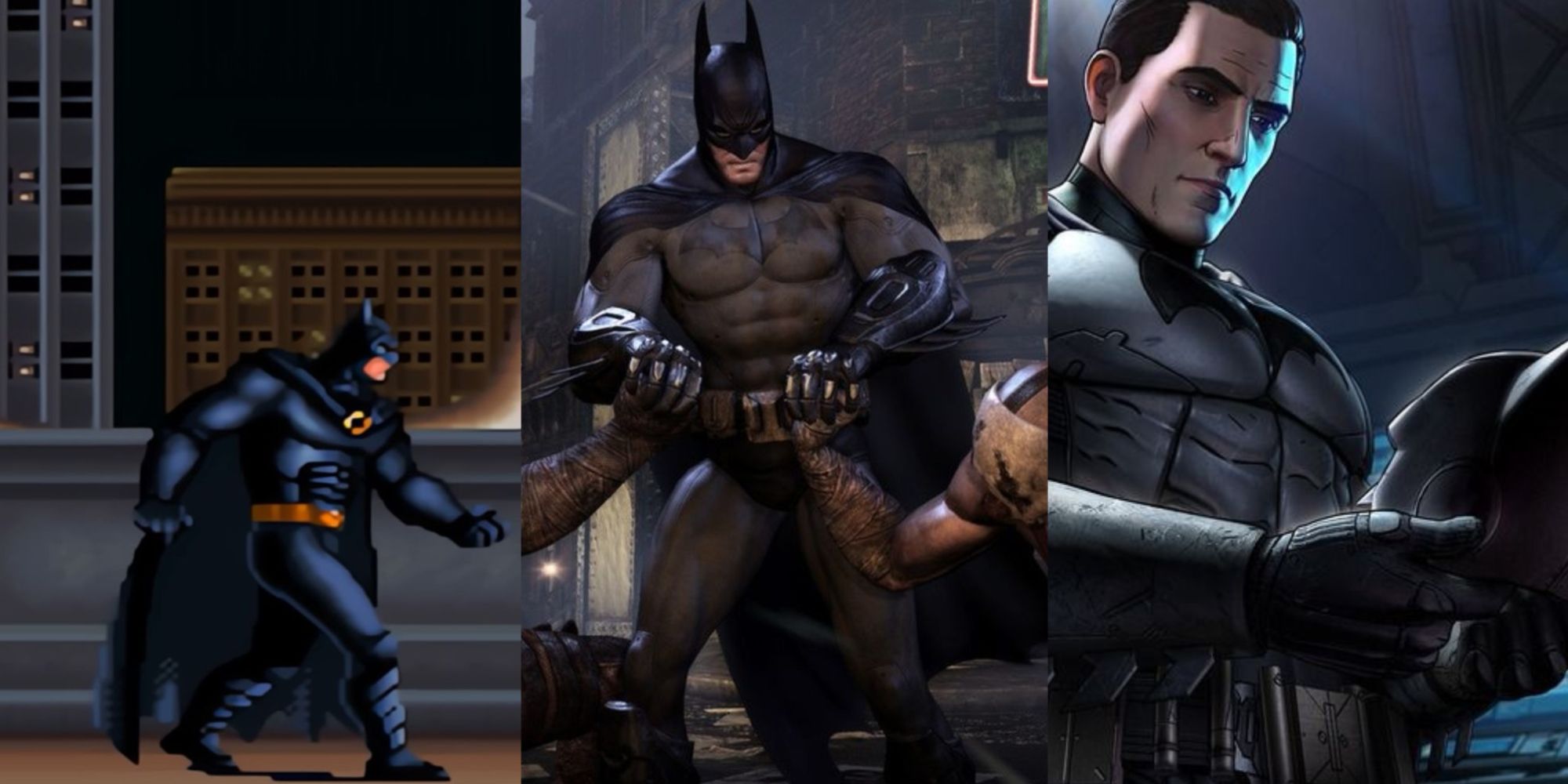 A história do Batman nos games