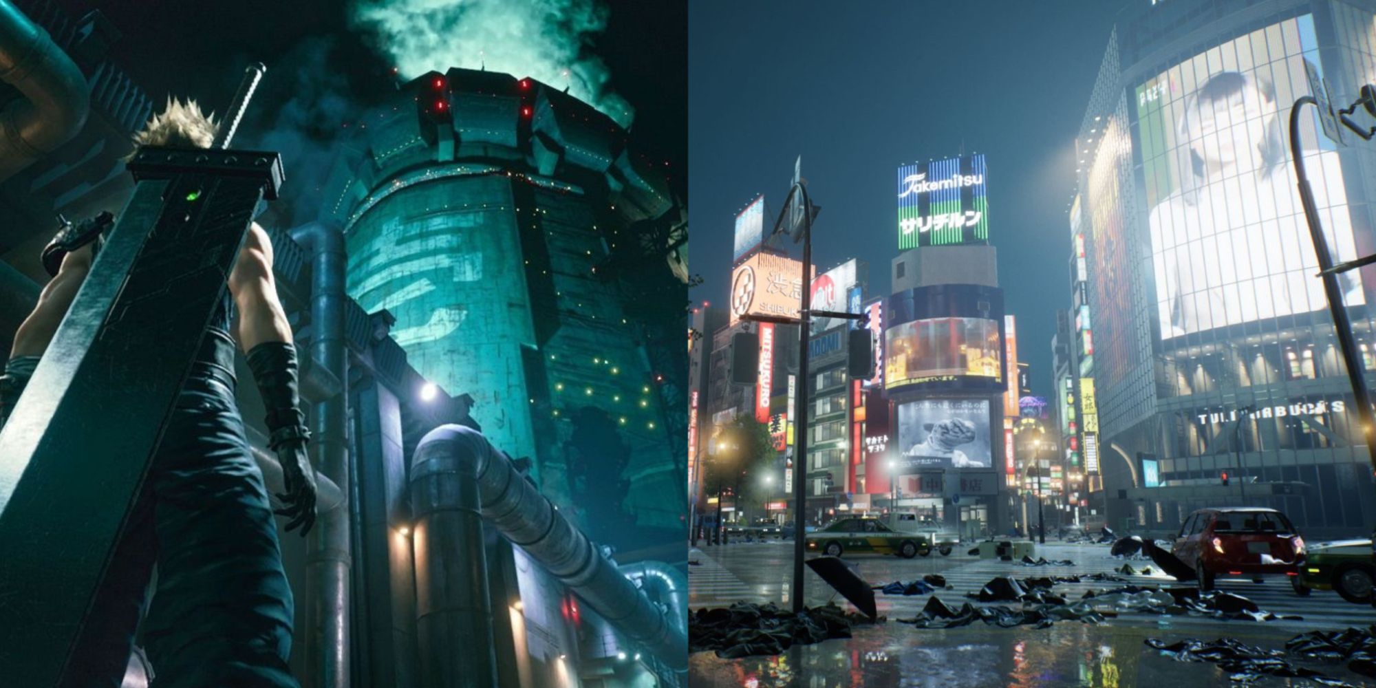 Best Big Cities Featured Split Image Final Fantasy And Tokyo