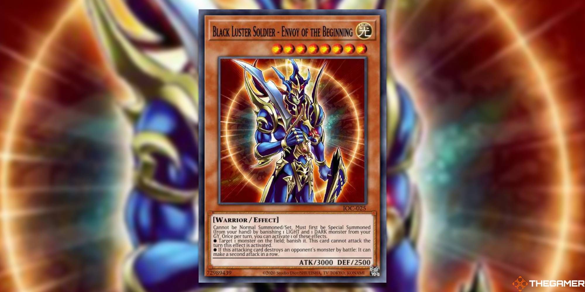 Black Luster Soldier from Yu-Gi-Oh Invasion of Chaos