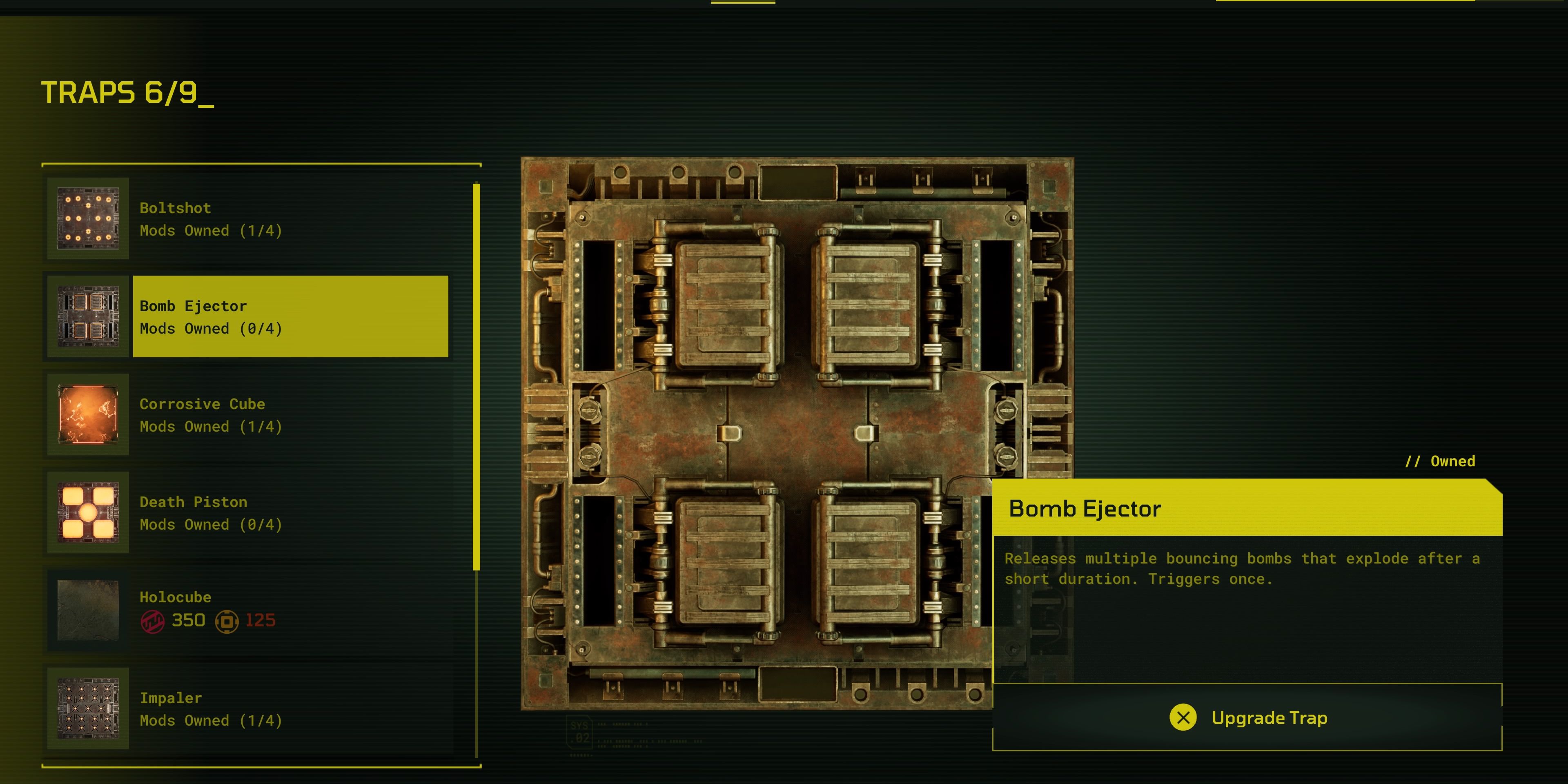 Image shows the Bomb Ejector trap in Meet Your Maker