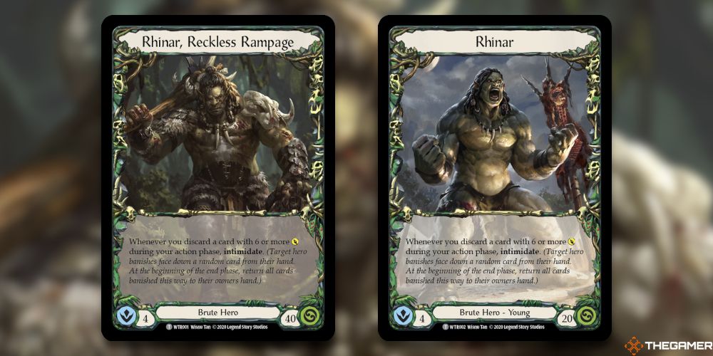 Rhinar, Reckless Rampage, Rhinar from Flesh and Blood