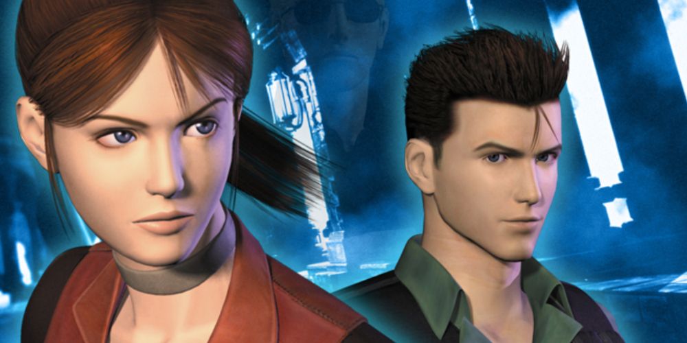 Claire and Chris Redfield staring in Resident Evil Code Veronica X the video game