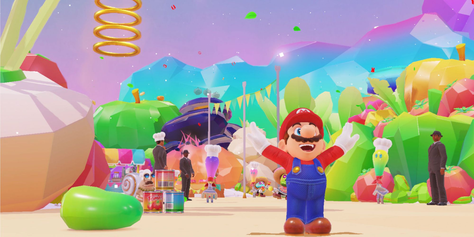 Mario posing in Super Mario Odyssey