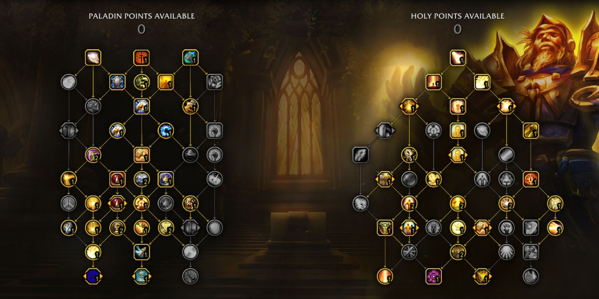 Holy Paladin Maraad's Build Talent Tree In Game In World Of Warcraft