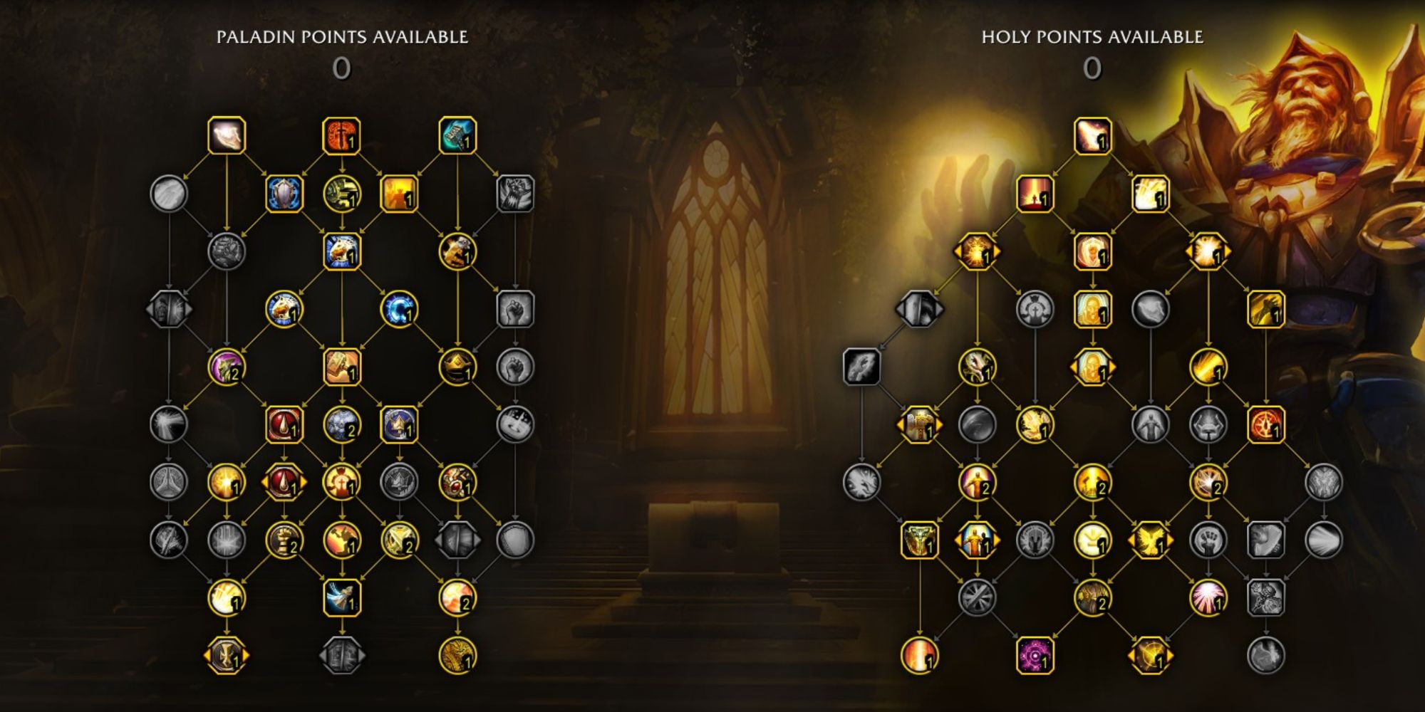 Holy Paladin Avenging Crusader Build Talent Tree In Game In World Of Warcraft