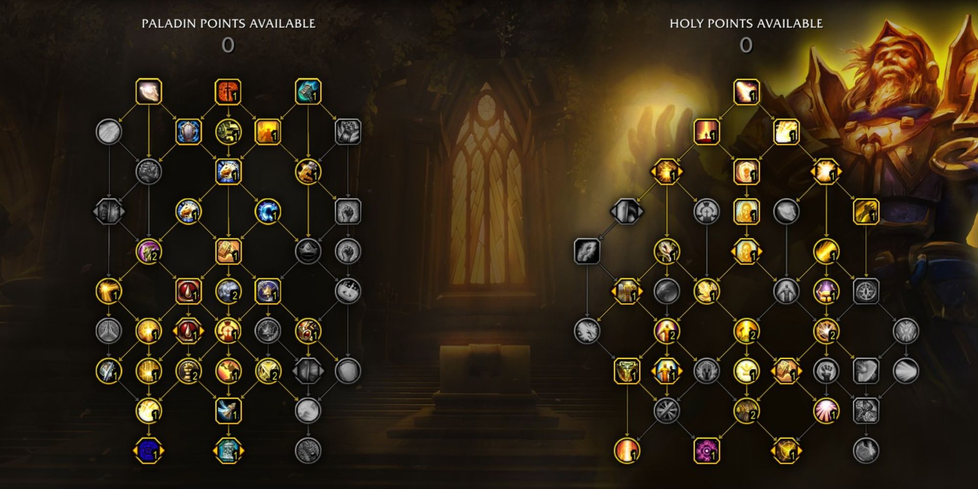 Holy Paladin Melee Build Talent Tree In Game In World Of Warcraft