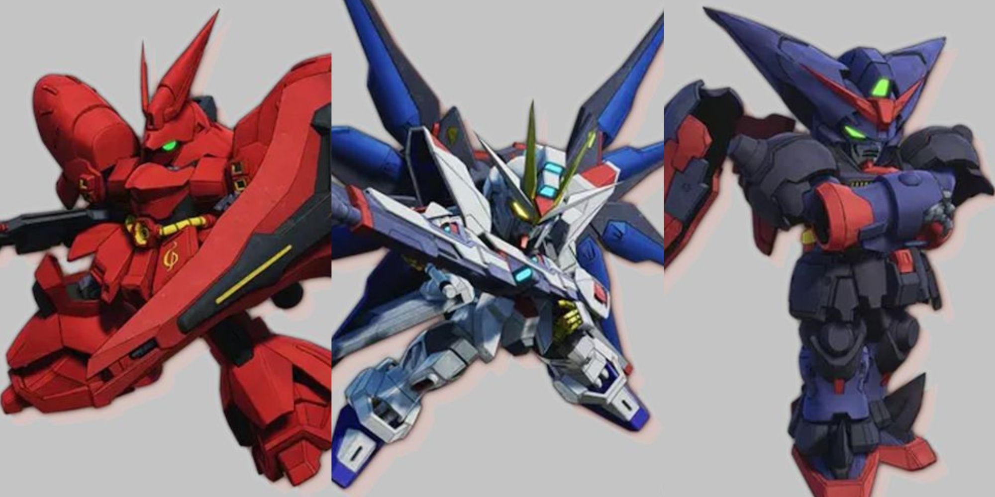 SD Gundam Battle Alliance Best Mobile Suits Split Image