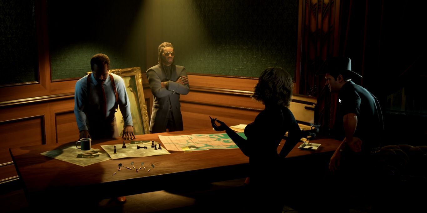 Crime Boss Rockay City Gloves Nasara Casey And Baker Talking