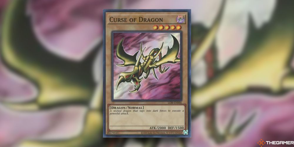 Curse of Dragon card from YuGiOh
