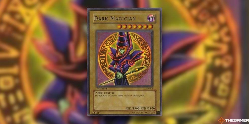 Dark Magician card from YuGiOh LOB