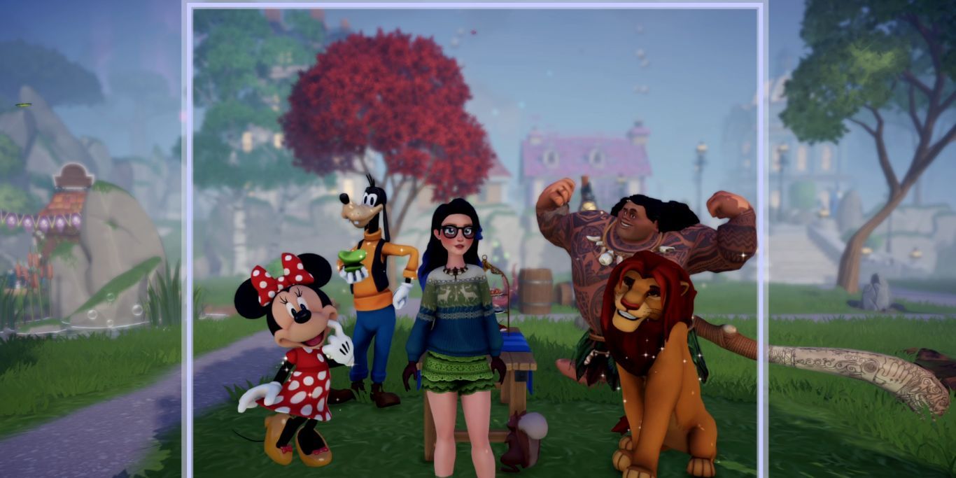 Disney Dreamlight Valley Picture With Multiple Characters