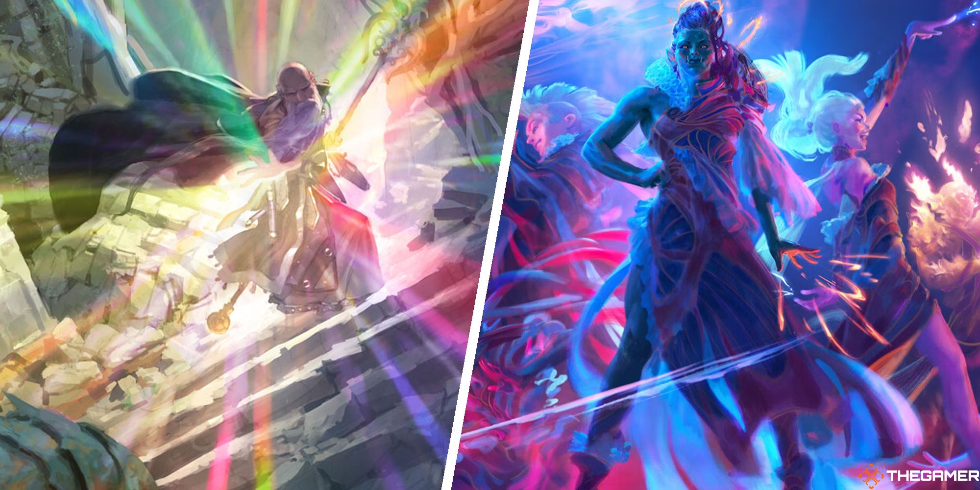 Prismatic Spray and Prismari Command from MTG/D&D