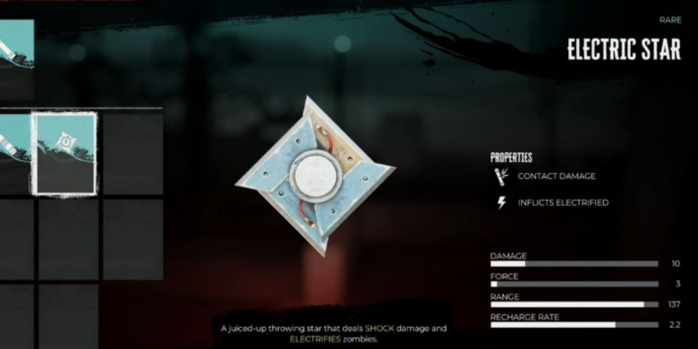 Electric Star in dead island 2 inventory