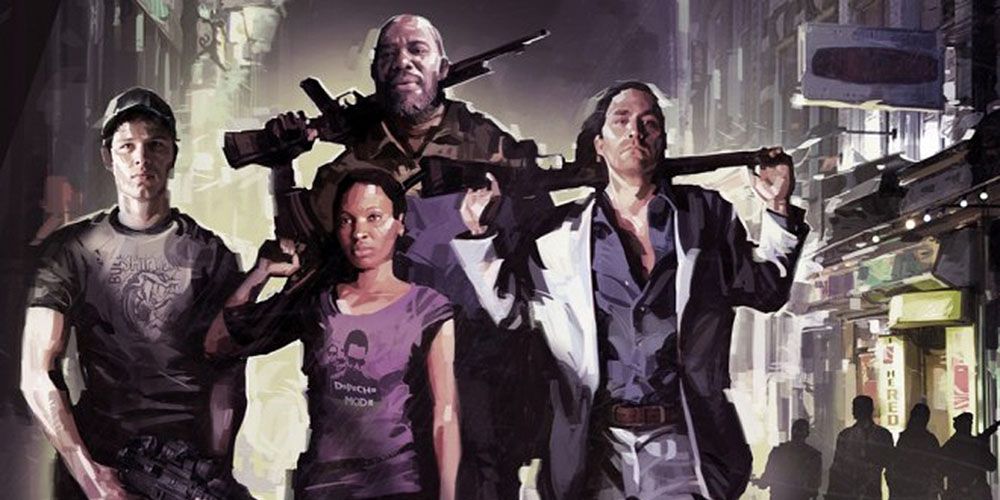 Ellis, Coach, Rochelle, and Nick In Left 4 Dead 2