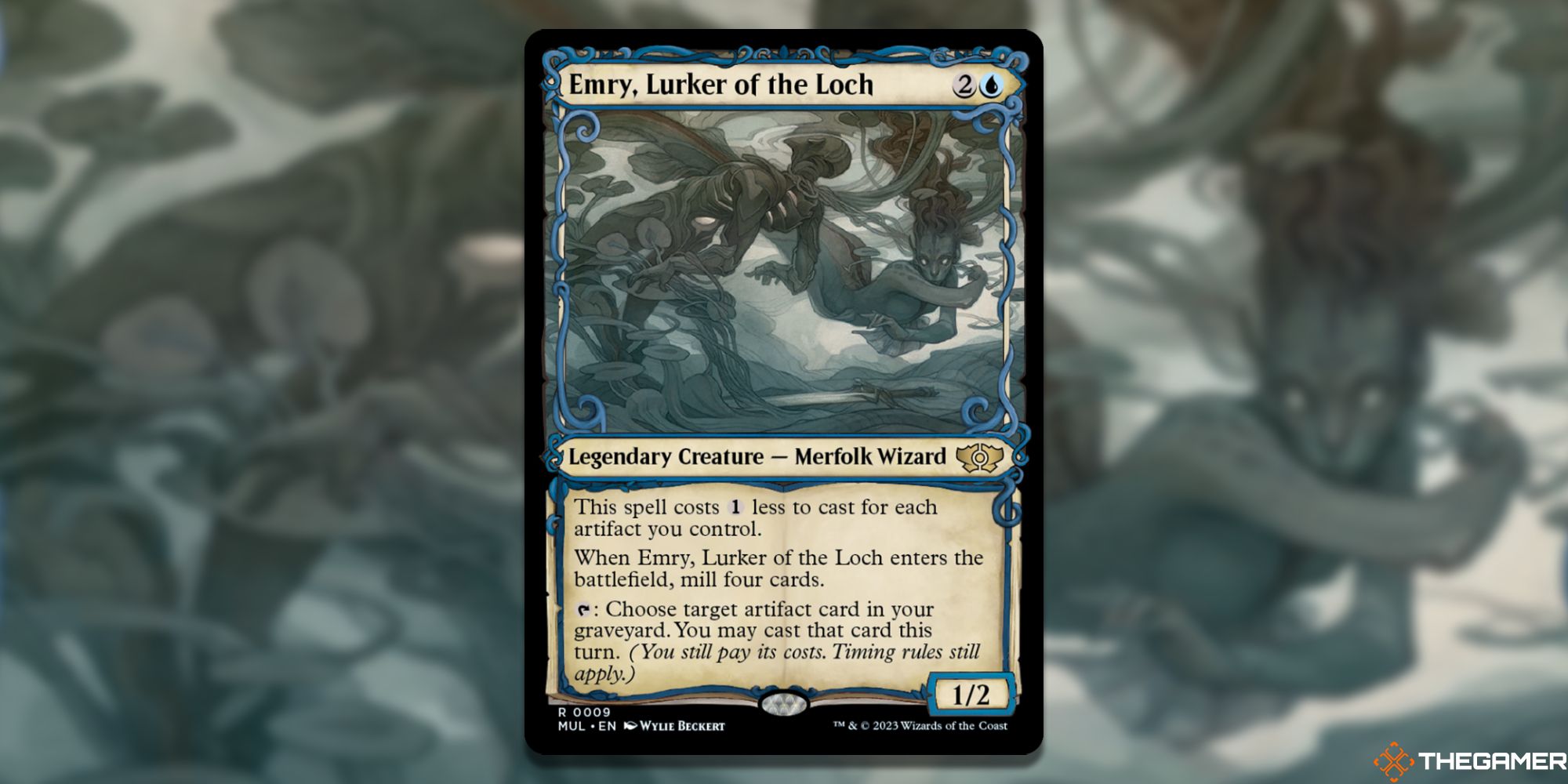 MTG: Emry, Lurker of the Loch Card