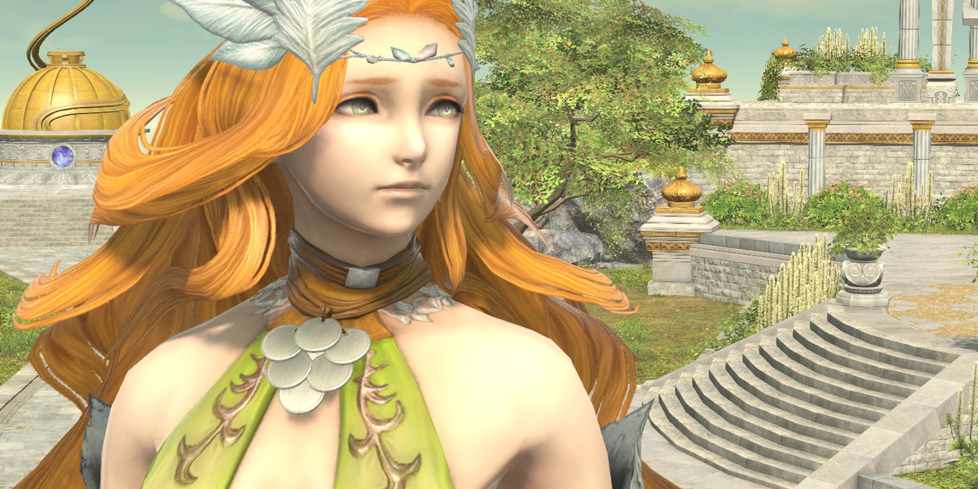 An image of Nophica, the Matron, from Final Fantasy 14. 