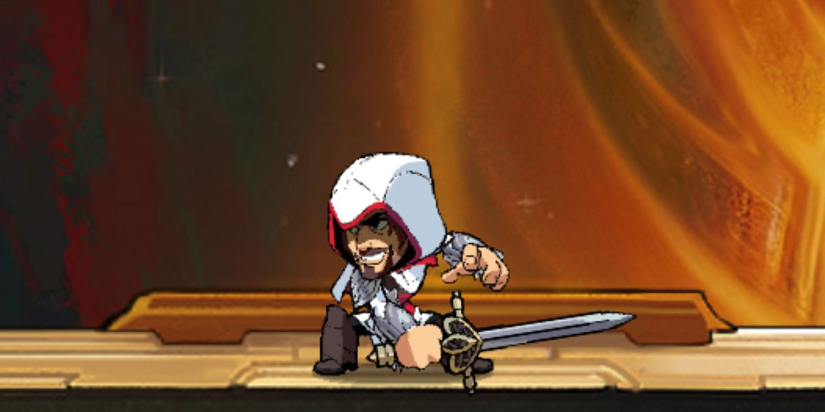 Ezio with sword in Brawlhalla
