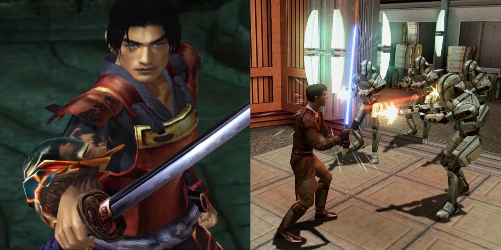 Games Like Jedi Fallen Order Featured Split Image Onimusha Warlords