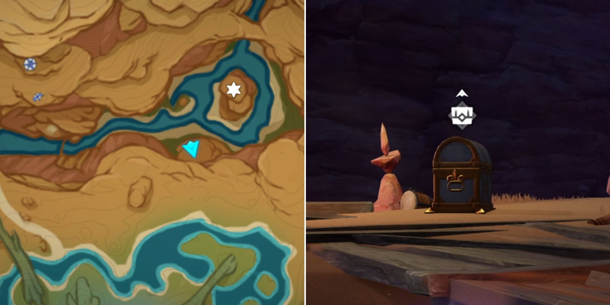 How to Find Dragonspine Treasure Chest Using Anemo or Geo Treasure Compass  