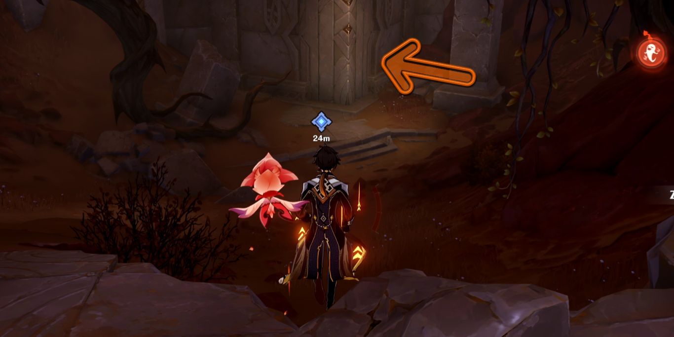 Genshin Impact Door Near World Boss