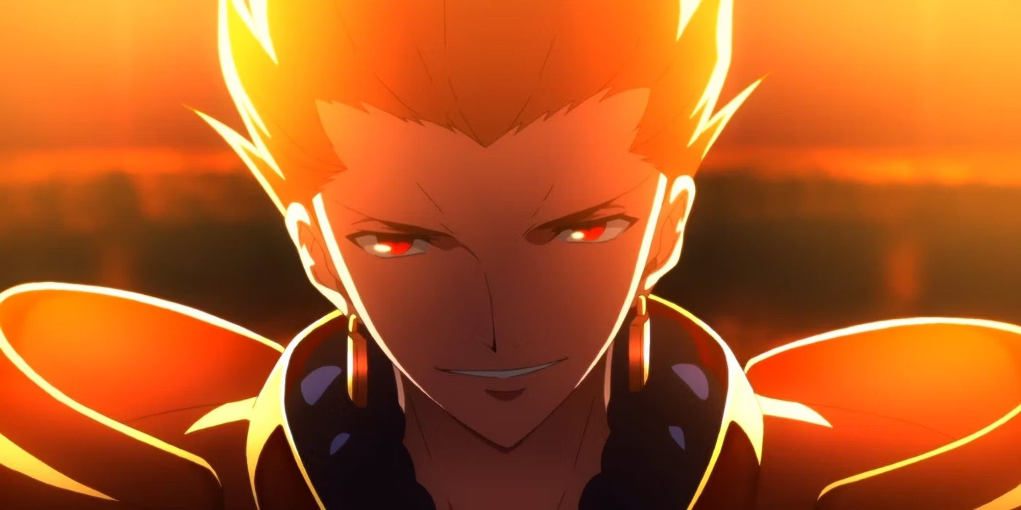 Gilgamesh smiles as the only proud king - Fate-Zero