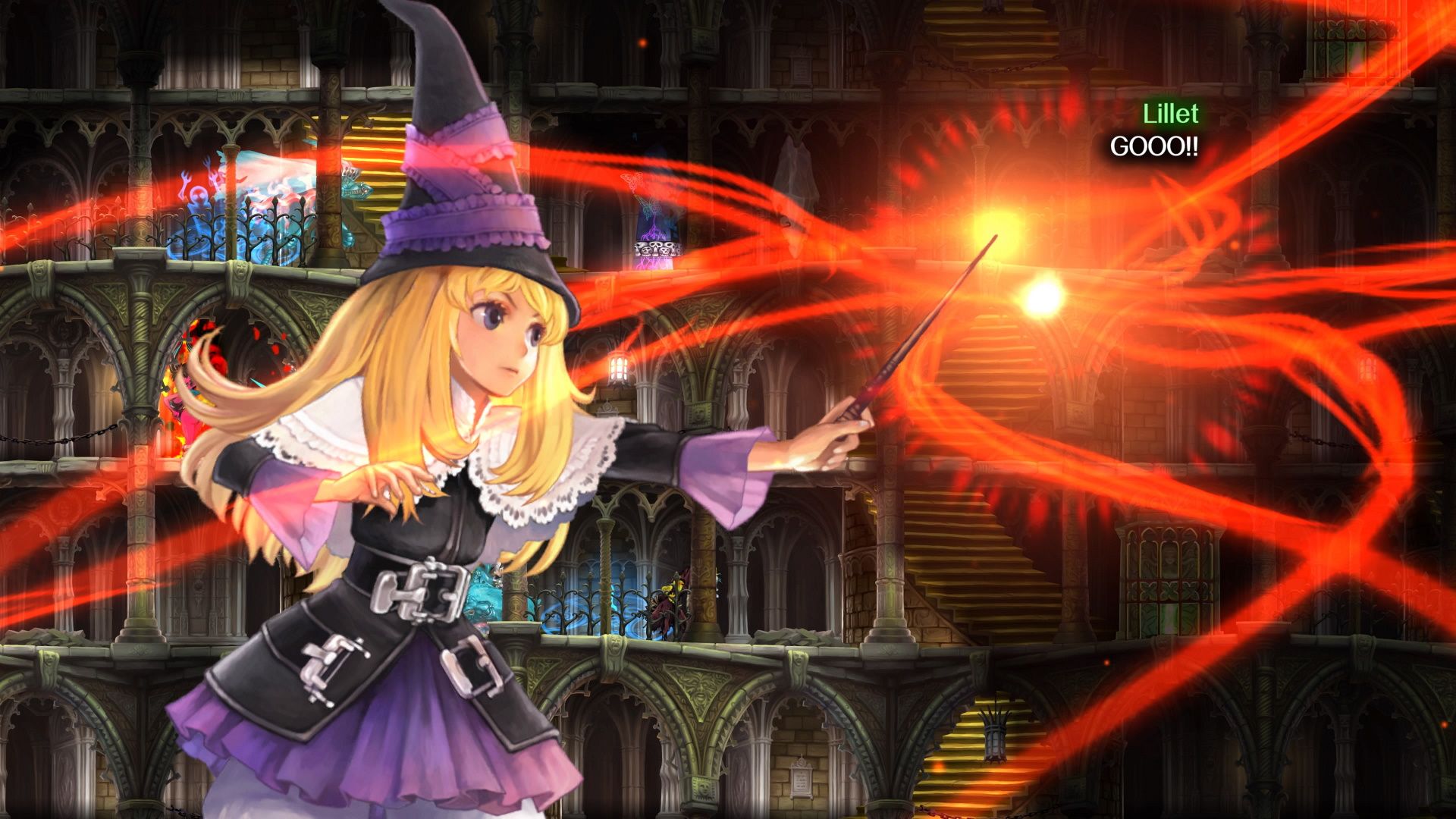 GrimGrimoire OnceMore, Lillet is casting a Grand Magic spell