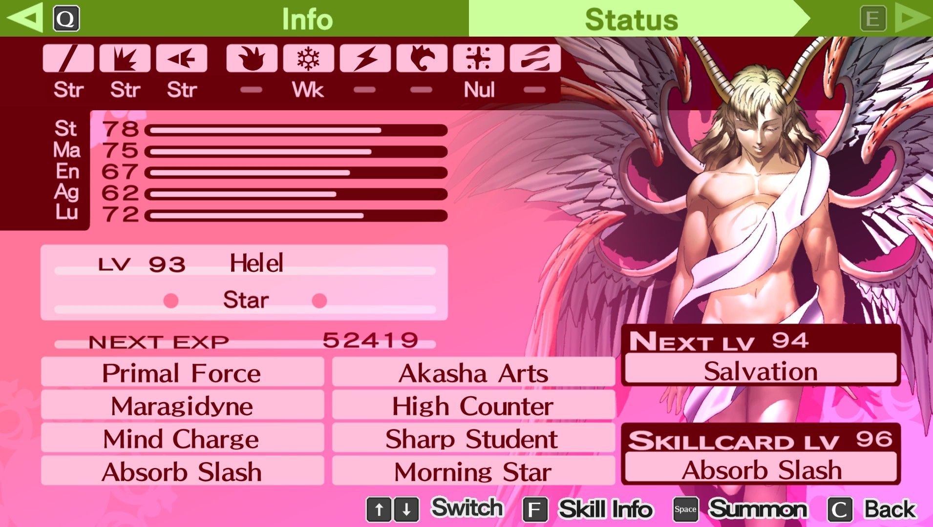 helel sample build from persona 3 portable as the female protagonist