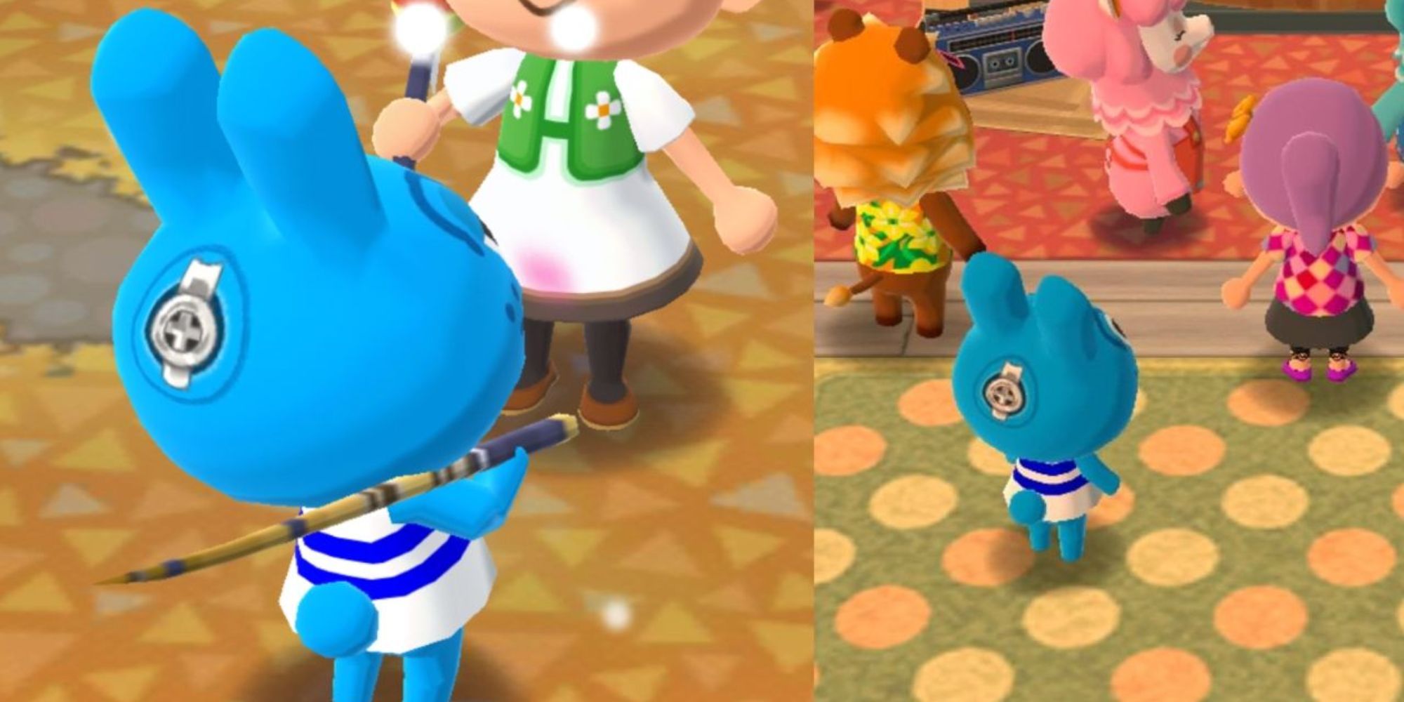 Hopkins from the Animal Crossing series, and the plug on his head