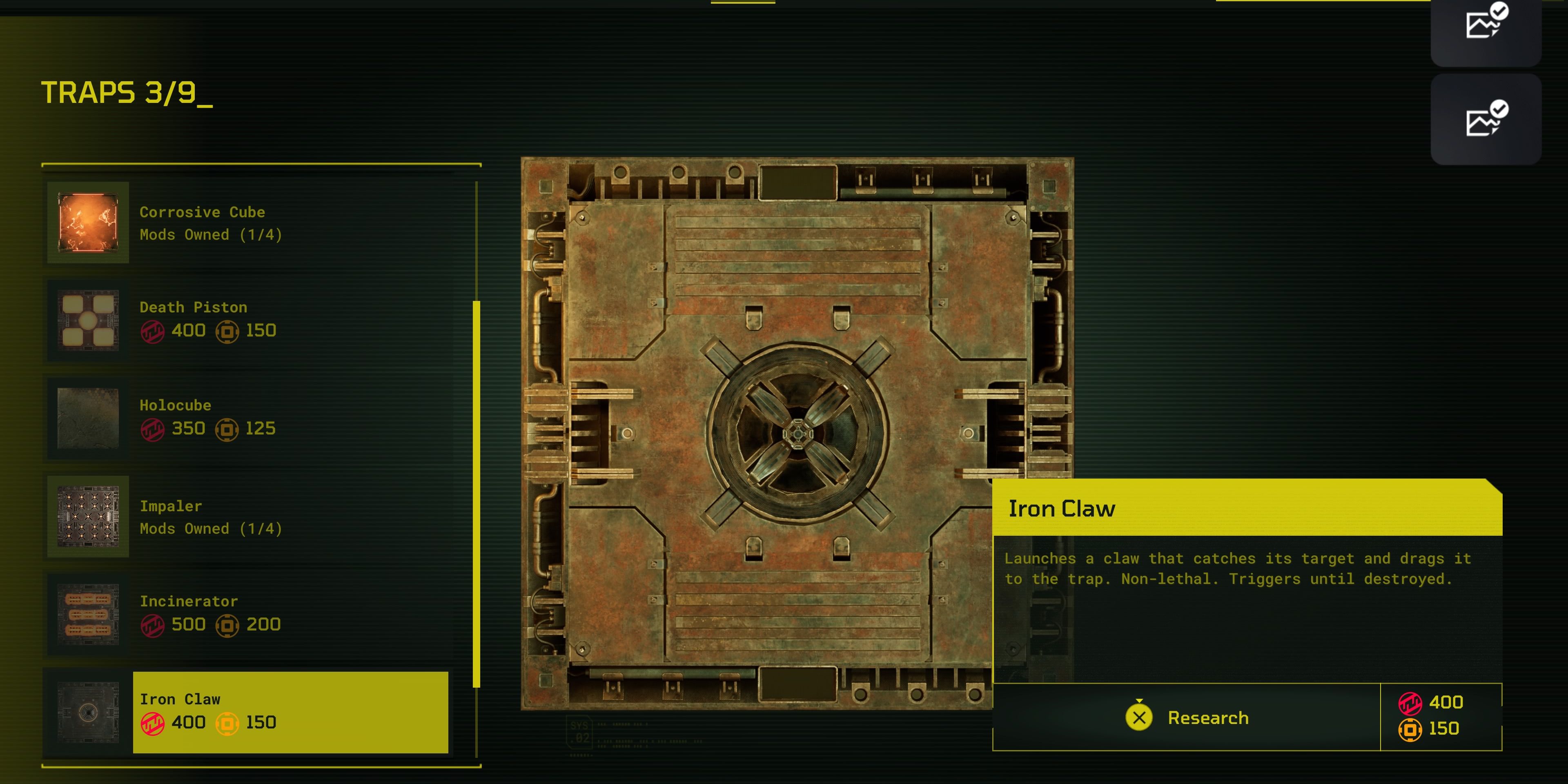 Image shows the Iron Claw trap in Meet Your Maker