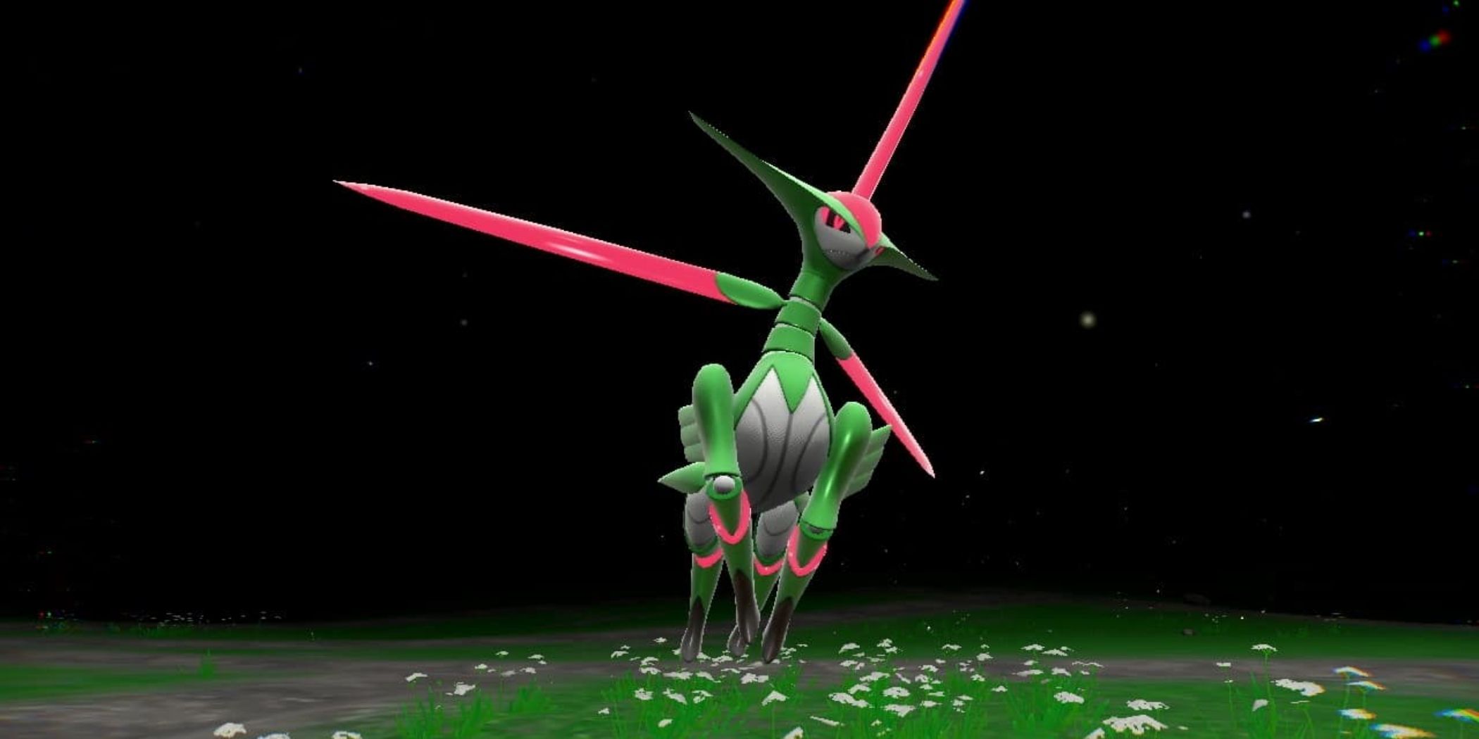 Iron leaves extending its blades, Pokemon Scarlet and Violet