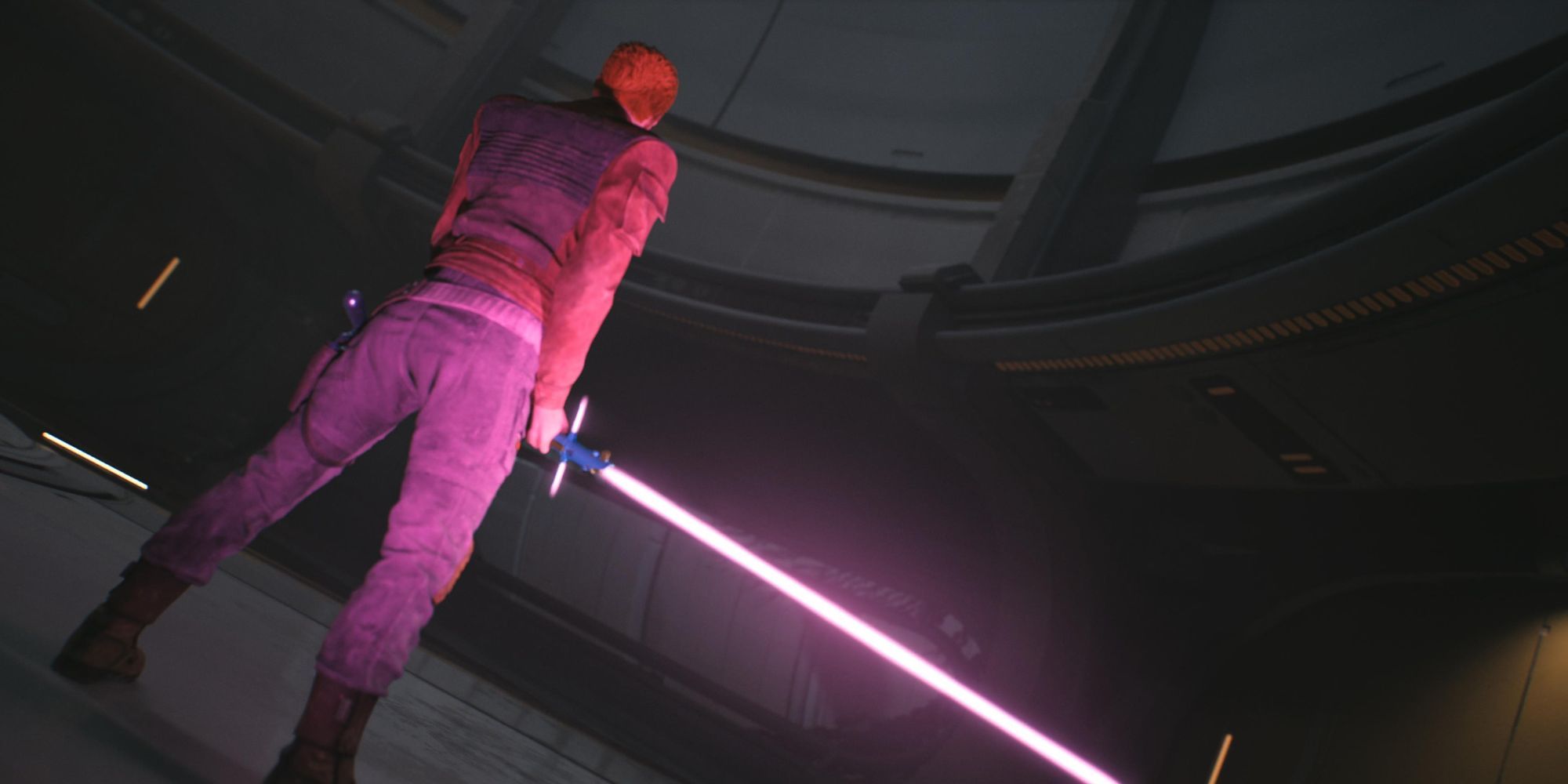 Cal using the Crossguard stance in Jedi: Survivor.