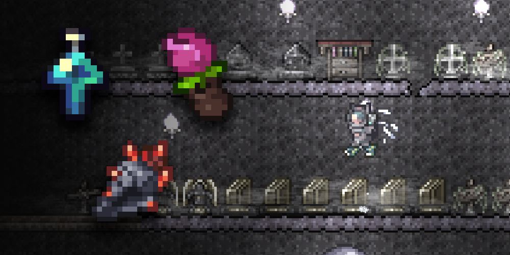 Jumping Potion, Portabulb, and Demon Conch over graveyard with the newly required number of graves