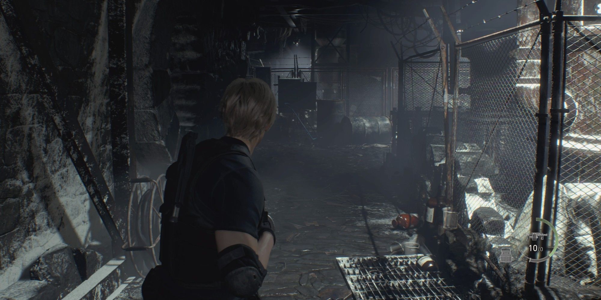 Leon Resident Evil 4 Remake Underground Lab