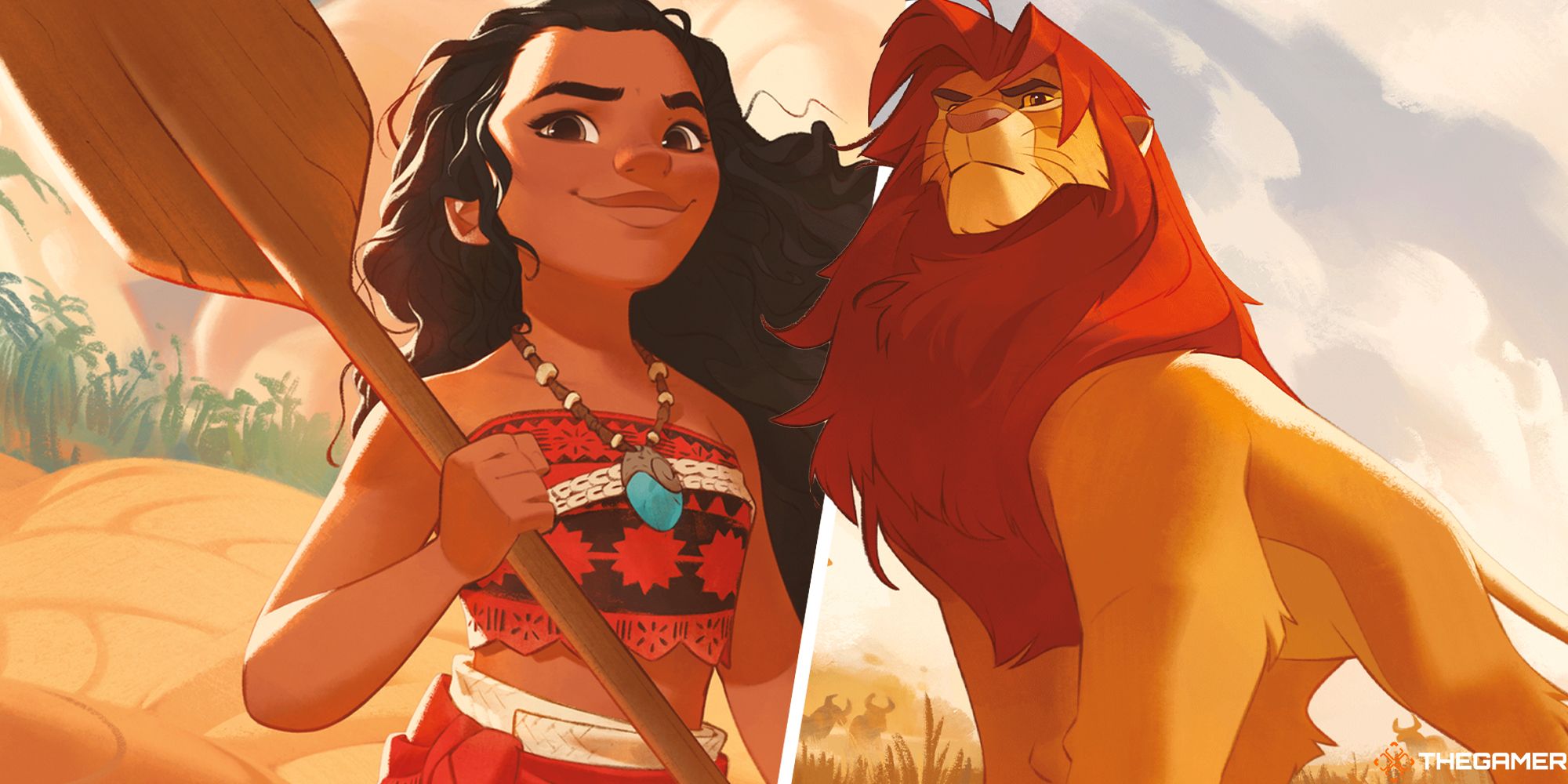 Moana and Simba