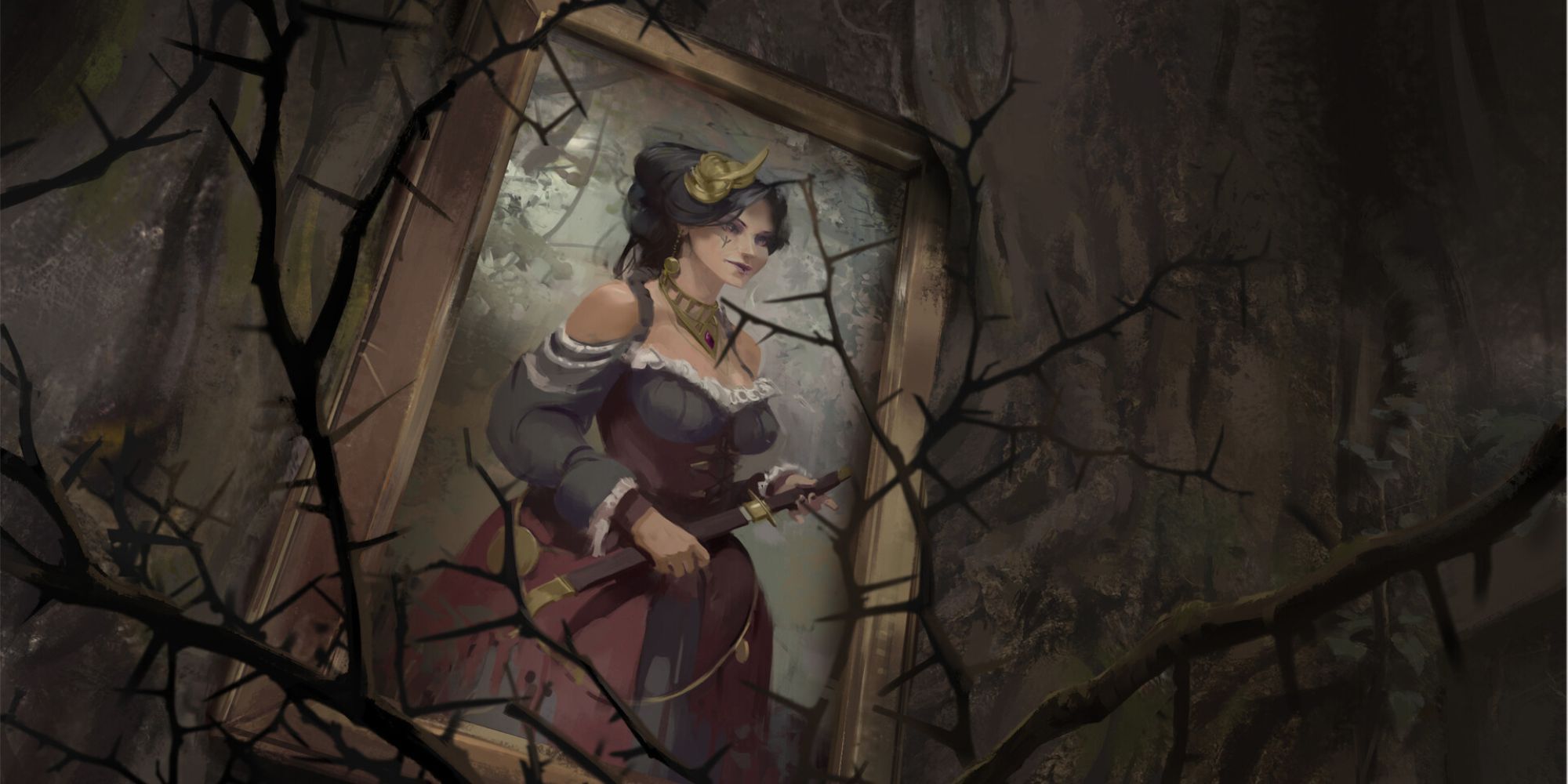 Magical Portrait of Tasha In A Room Full Of Dead Trees