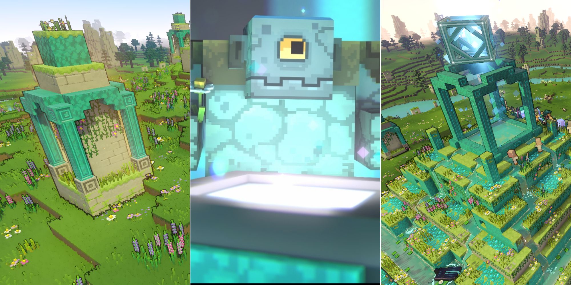 Action and the Well of Fates in Minecraft Legends