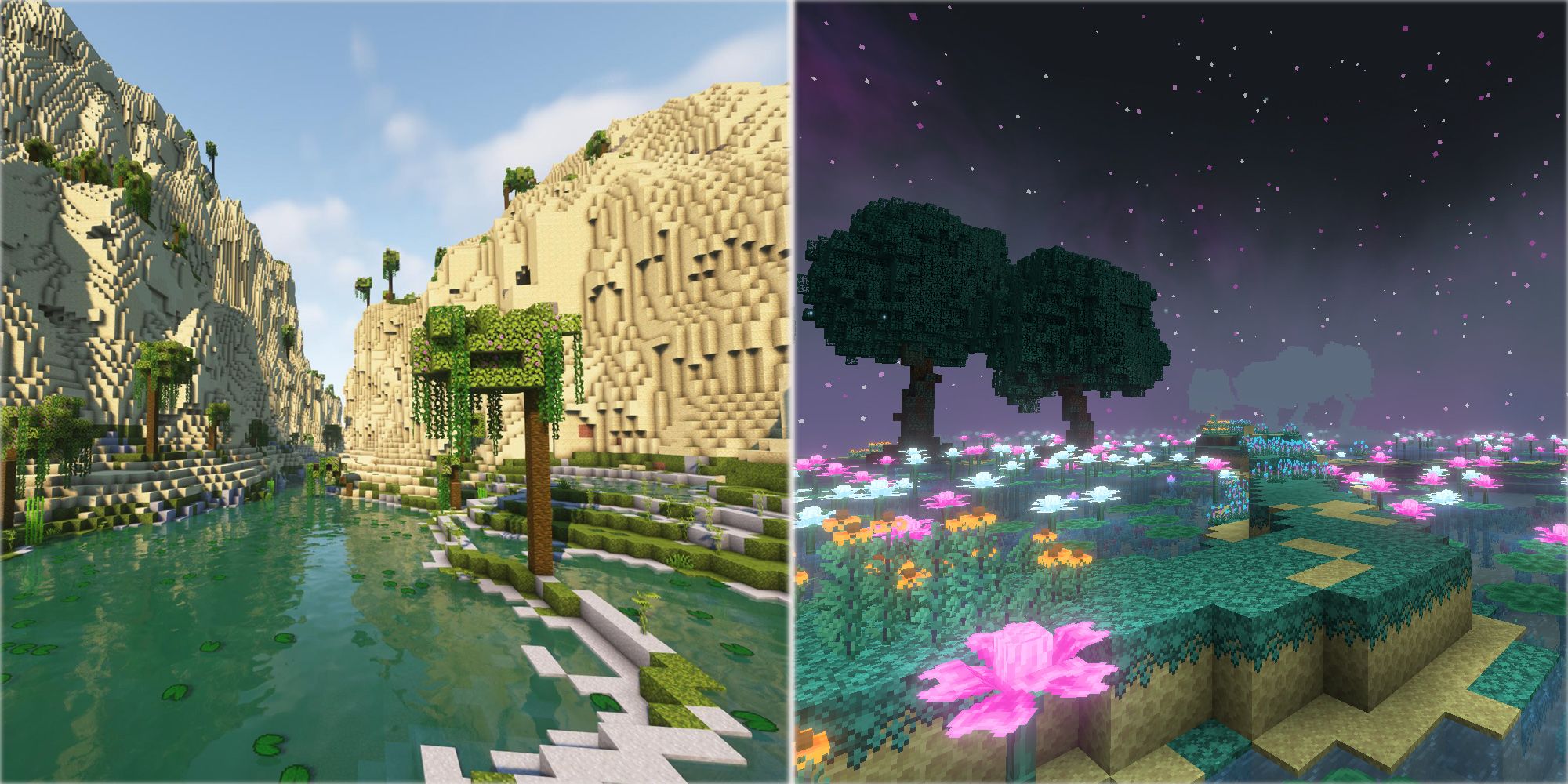 Mini Mod Reviews - Oh The Biomes You'll Go #mcyt#minecraft#minecraftme