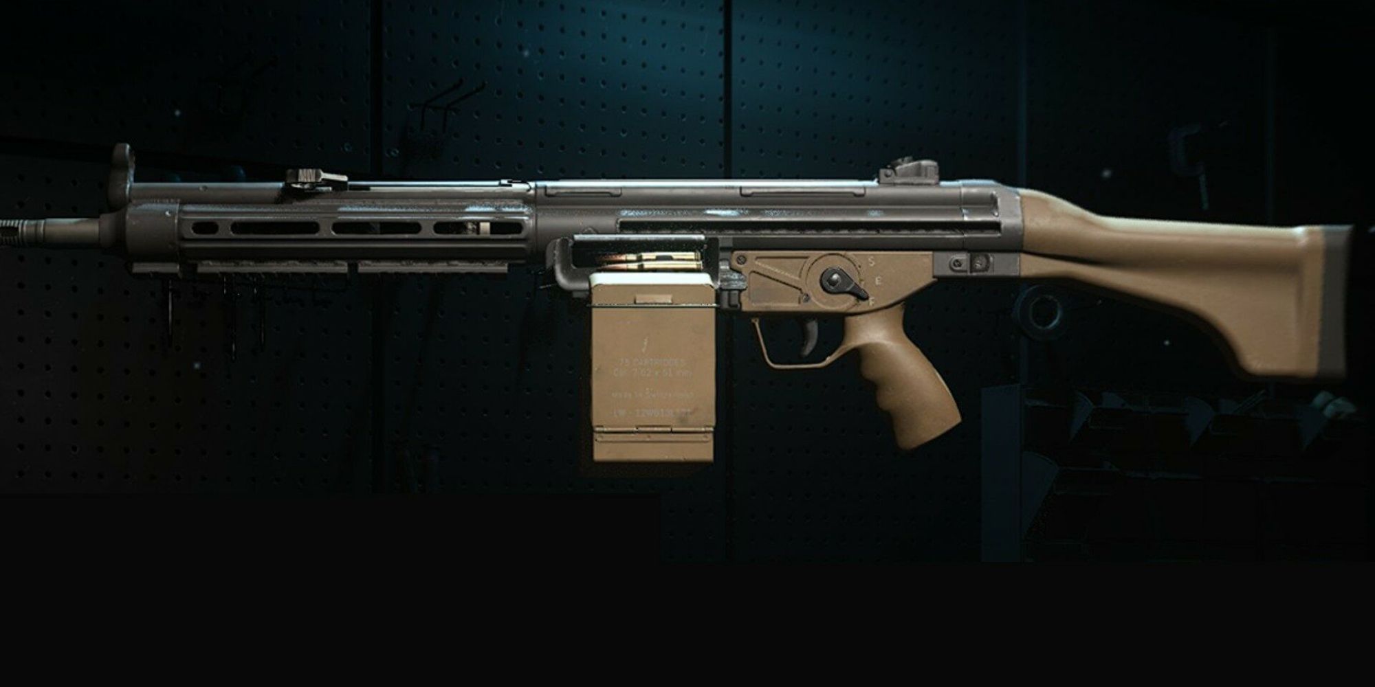 An image of the RAPP-H, a LMG from Modern Warfare 2.