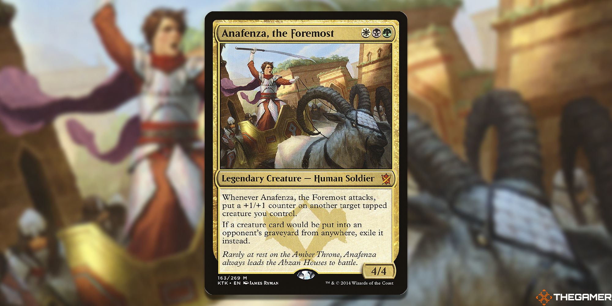 Image of the Anafenza, the Foremost card in Magic: The Gathering, with art by James Ryman
