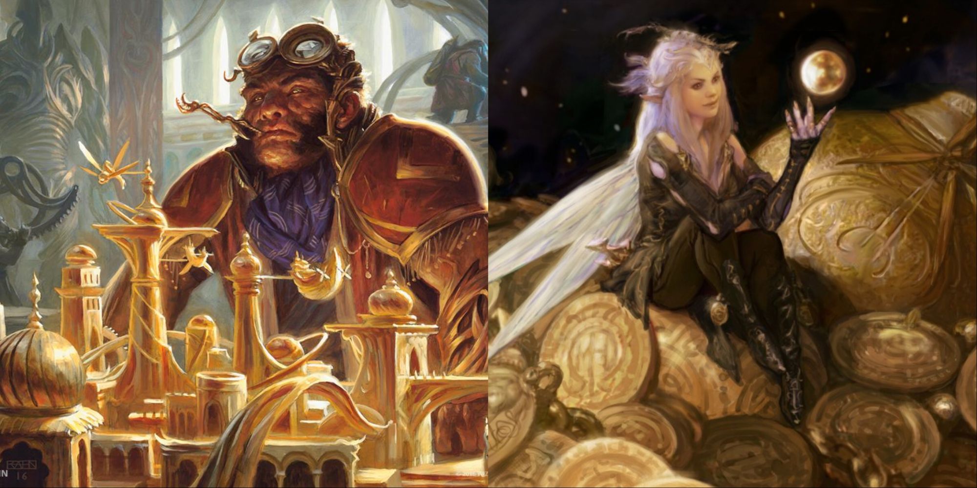 Sram, Senior Adificer and All That Glitters artwork in Magic: The Gathering.