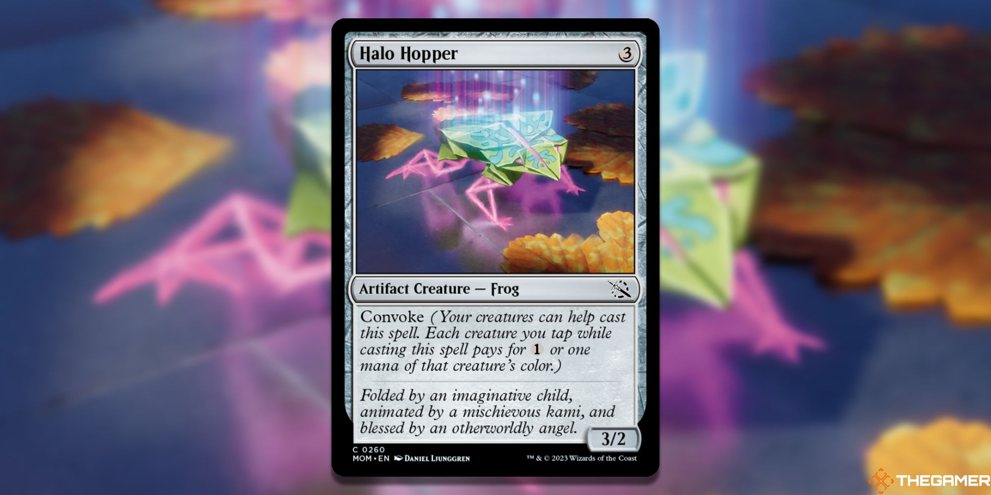 Halo Hopper card image from Magic: The Gathering, with artwork by Daniel Ljunggren