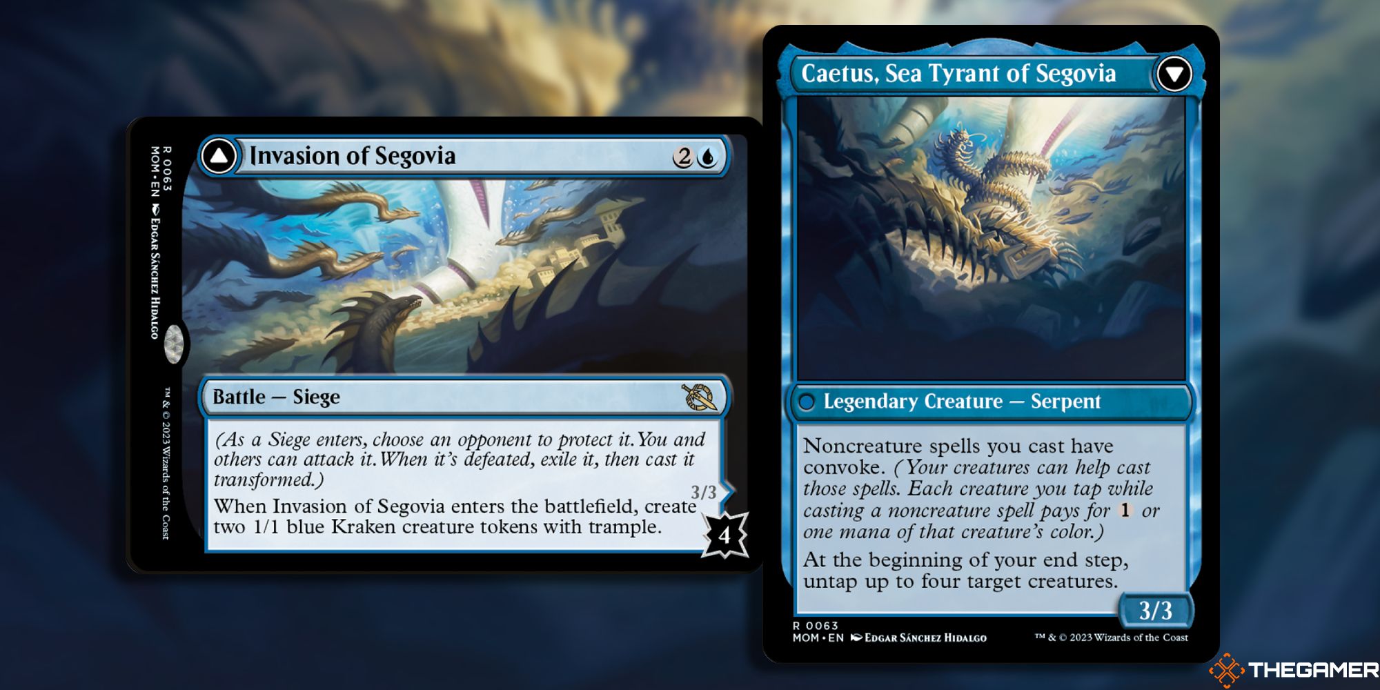 Image of the Invasion of Segovia card in Magic: The Gathering by artist Edgar Sanchez Hidalgo